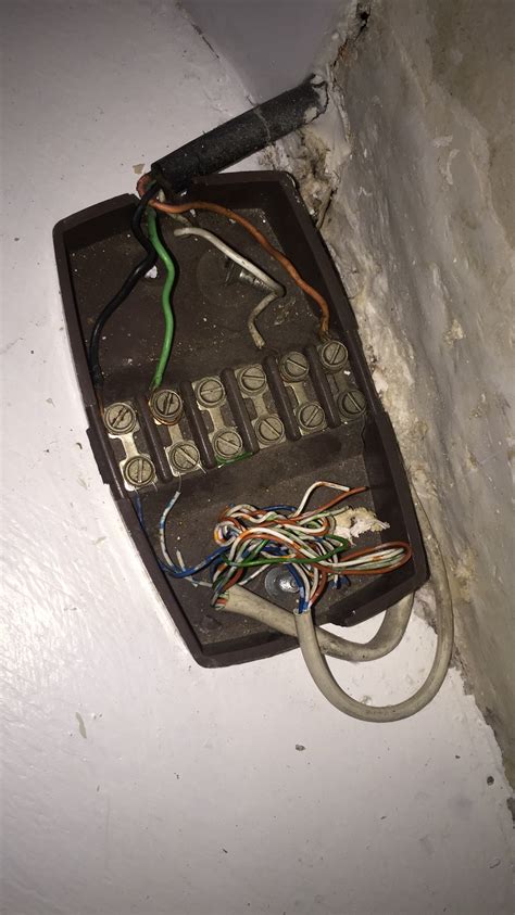 house phone ringer junction box|old house telephone junction box.